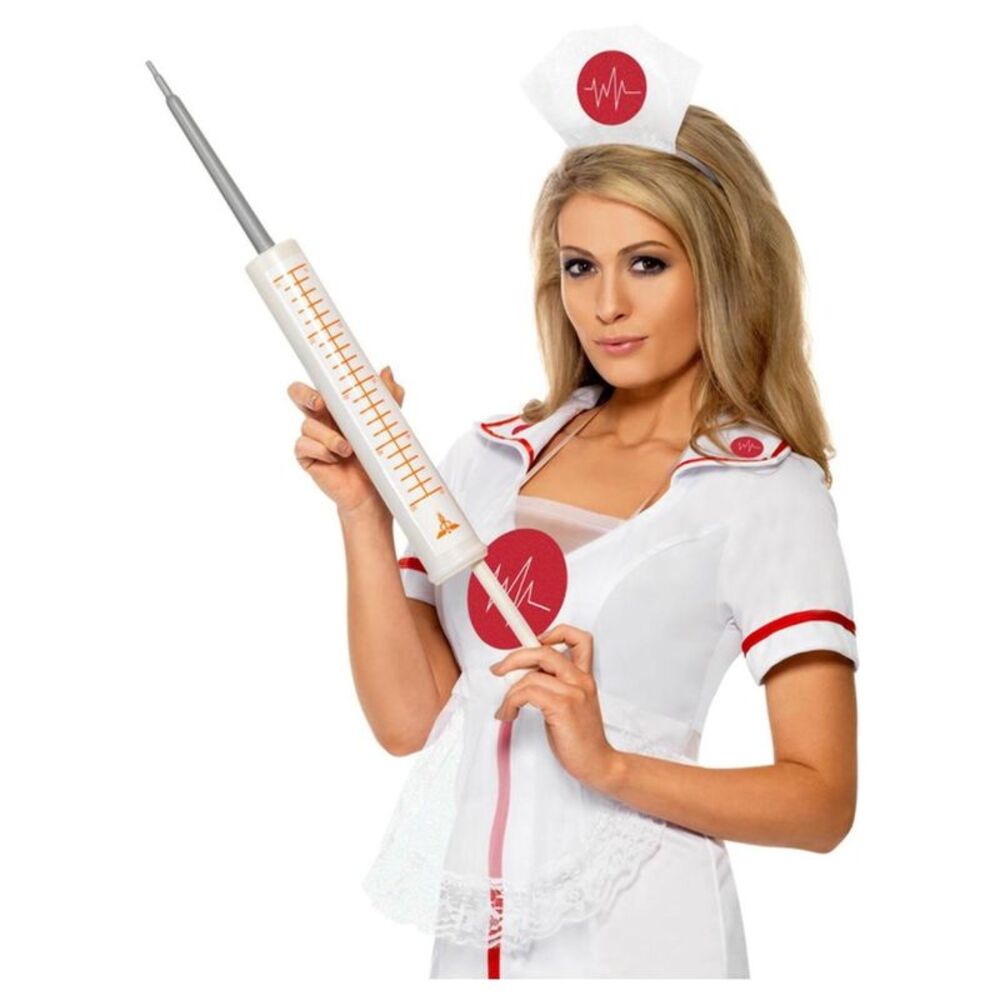 Smiffys Jumbo Syringe Prop / White